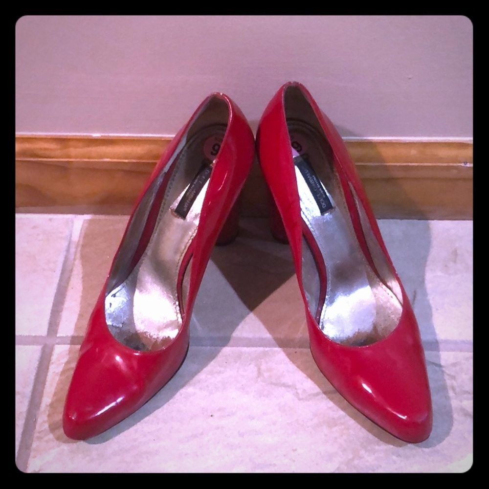 Dolce&Gabbana Red patent high-heeled pumps